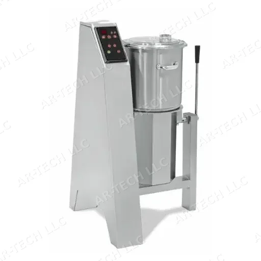 A cutter for processing fruit and vegetables.
