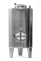 Zottel enclosed container with a hatch and access opening