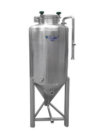 Zottel conical container with a hatch